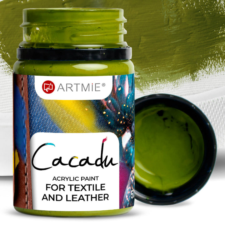 Vernici per tessuti e pelle ARTMIE CACADU 50 ml – 14 oliva