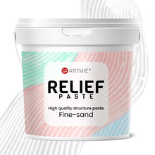 Secchiello di pasta per rilievo 3D ARTMIE Relief Paste Fine-sand con struttura a grana fine