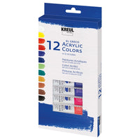 Set di 12 tubetti di acrilici El Greco