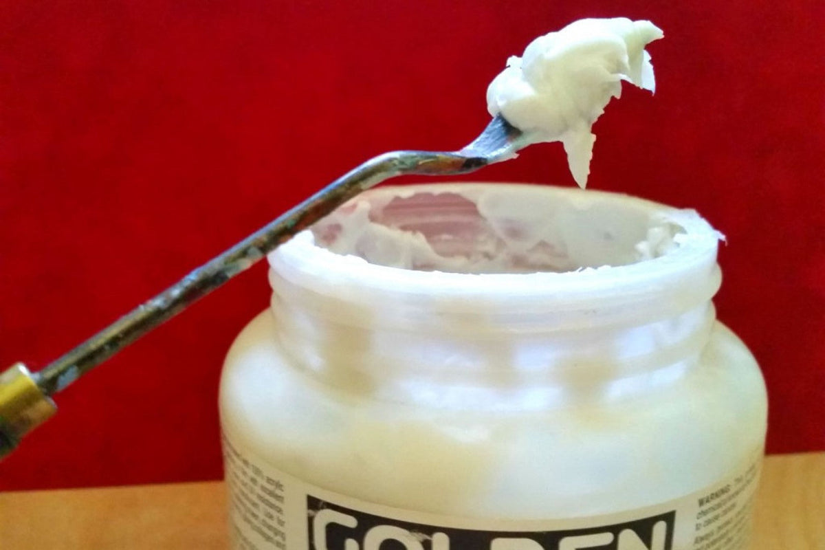Acrylmedien — Gele, Pasten und Verdünner