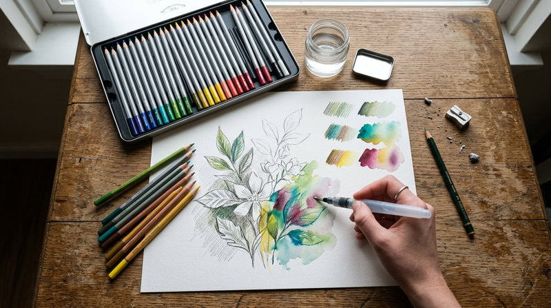 Wie man mit Aquarellstiften malt: Ein kompletter Leitfaden