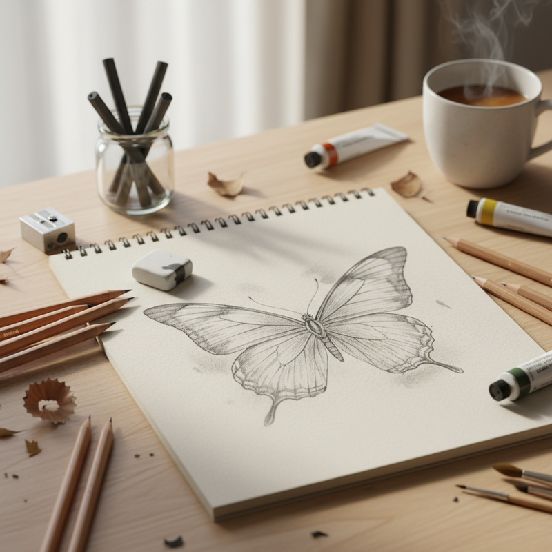 Come si disegna una bellissima farfalla?