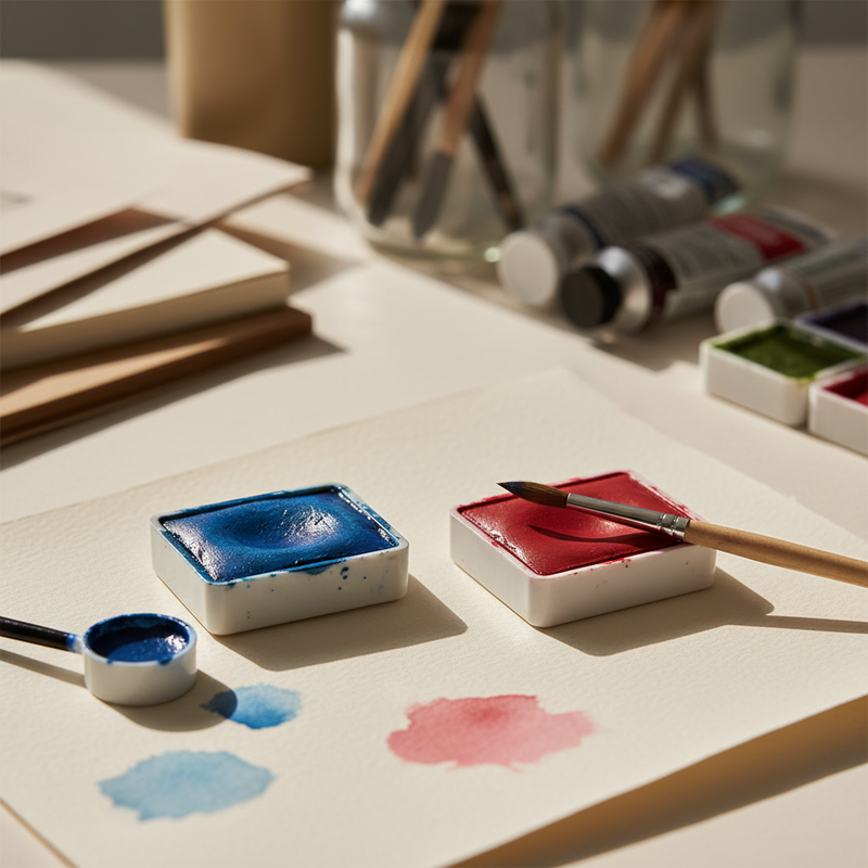 Winsor & Newton Cotman vs Professional: Il confronto degli acquerelli