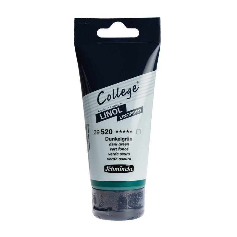 Inchiostro per linoleografia Schmincke College Linol 75 ml – 520 Verde scuro