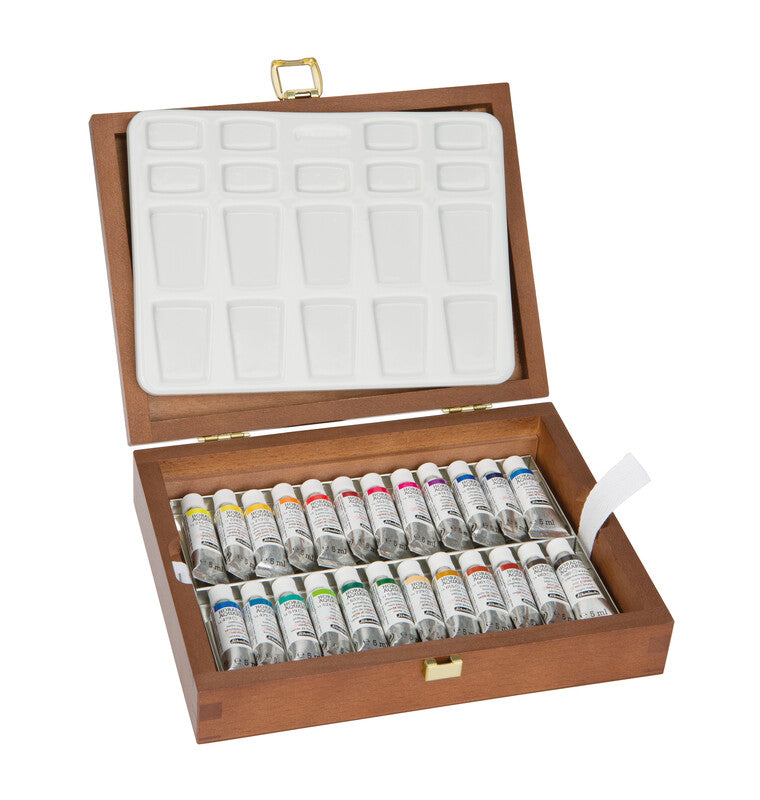 Schmincke HORADAM cassetta in legno, 24 x 5 ml