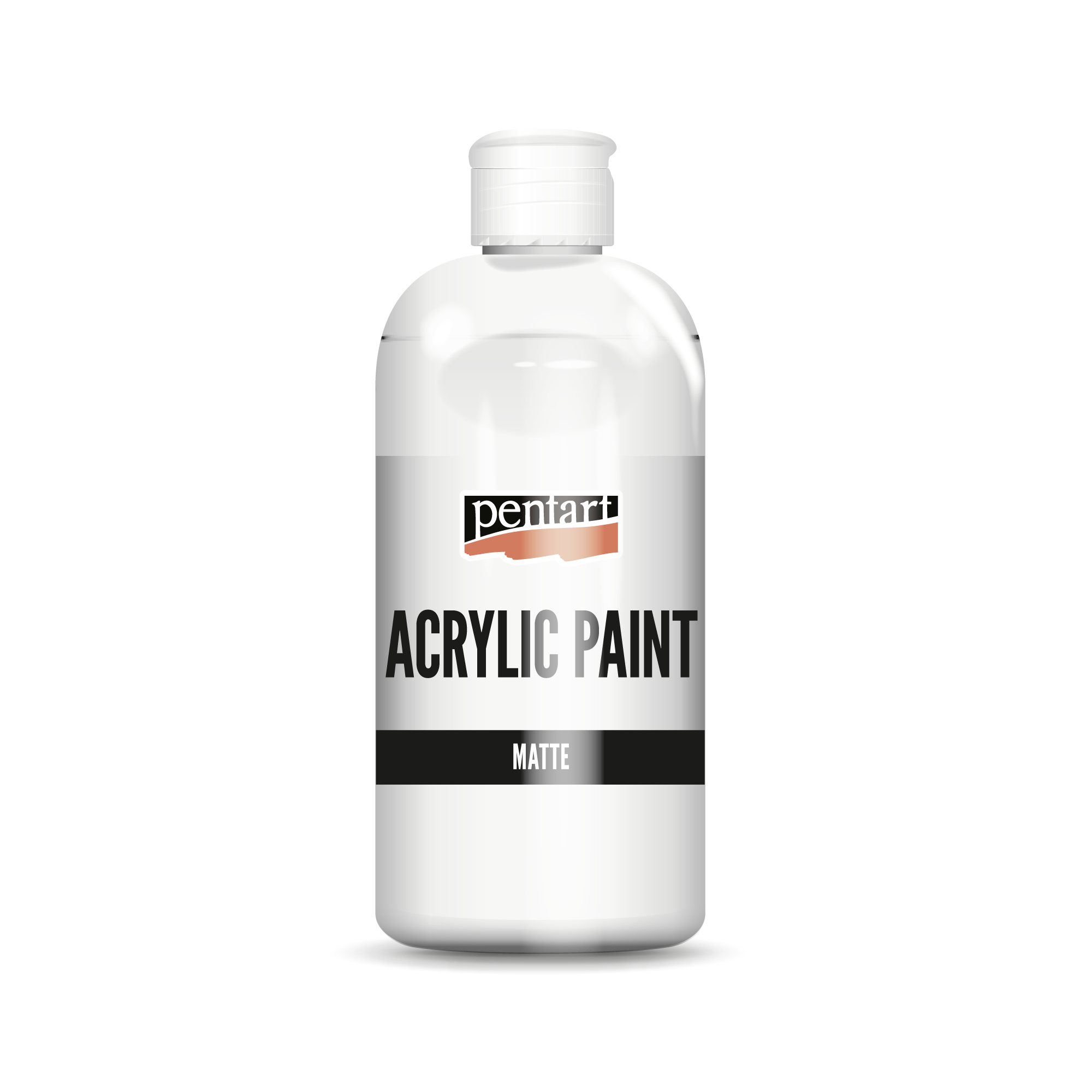 Colore acrilico opaco Pentart 500 ml bianco