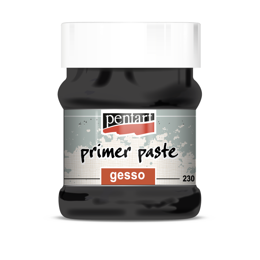 Pasta per imprimitura Pentart Primer paste 230 ml, nera