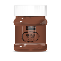 Gessetto decorativo Chalky Pentart 230 ml – brown