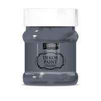 Gessetto decorativo Chalky Pentart 230 ml – graghite-gray