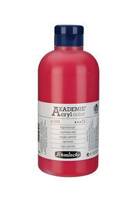 Colore acrilico Schmincke AKADEMIE Acryl color 500 ml – 340 Rosso carminio