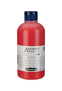 Colore acrilico Schmincke AKADEMIE Acryl color 500 ml – 335 Tonalità rosso cadmio