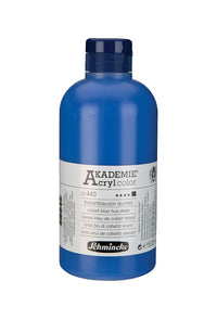 Colore acrilico Schmincke AKADEMIE Acryl color 500 ml – 443 Tonalità blu cobalto scuro