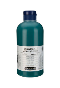 Colore acrilico Schmincke AKADEMIE Acryl color 500 ml – 551 Verde ftalo