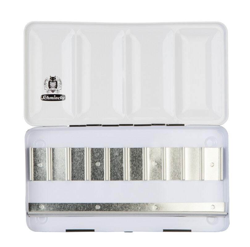 Scatola di metallo vuota Schmincke per 10 tubi da 15 ml