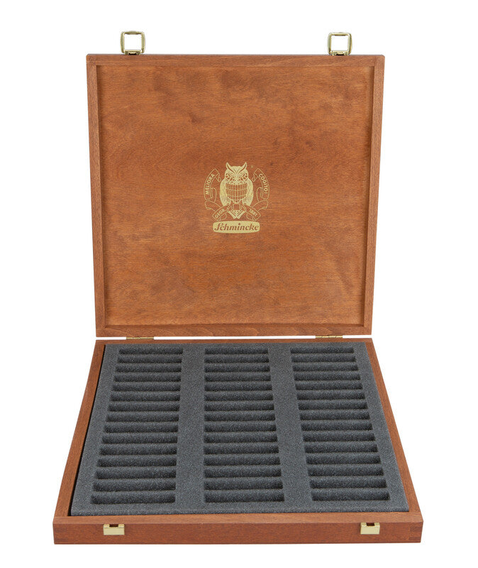 Cassetta in legno Schmincke per 45 pastelli