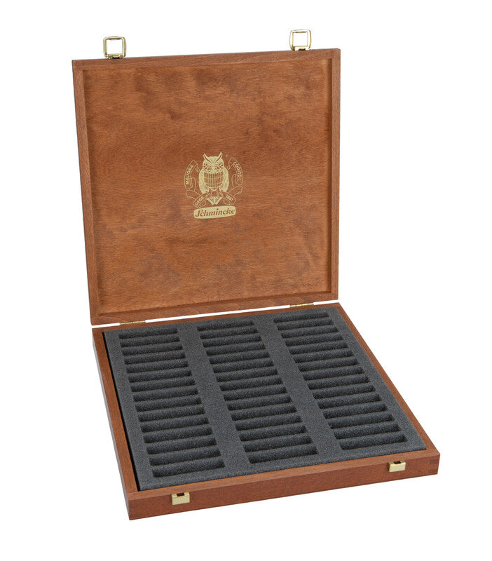 Cassetta in legno Schmincke per 45 pastelli