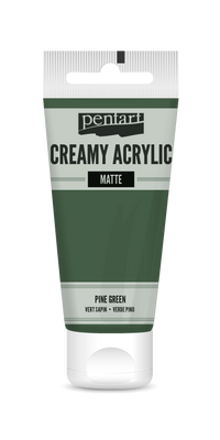 Colore acrilico cremoso opaco Pentart 60 ml | sceglie tonalità – pine green