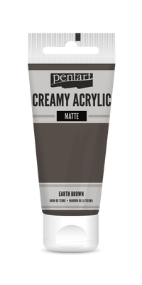 Colore acrilico cremoso opaco Pentart 60 ml | sceglie tonalità – earth brown