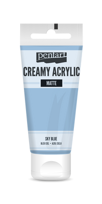 Colore acrilico cremoso opaco Pentart 60 ml | sceglie tonalità – sky blue