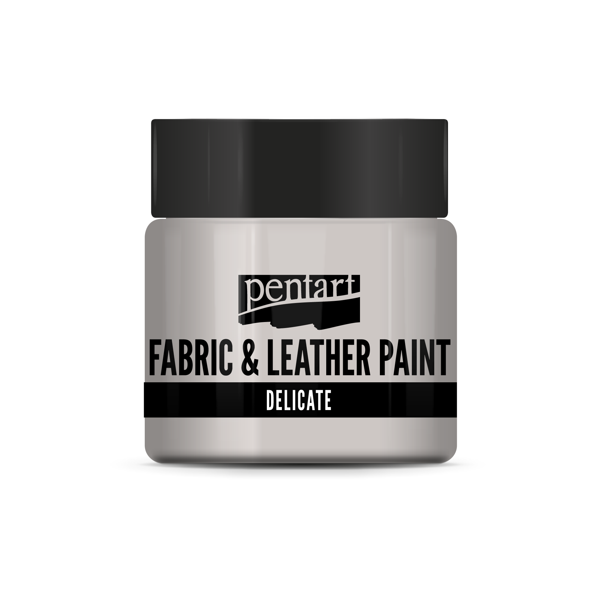 delicate fabric & leather paint 50 ml – argento