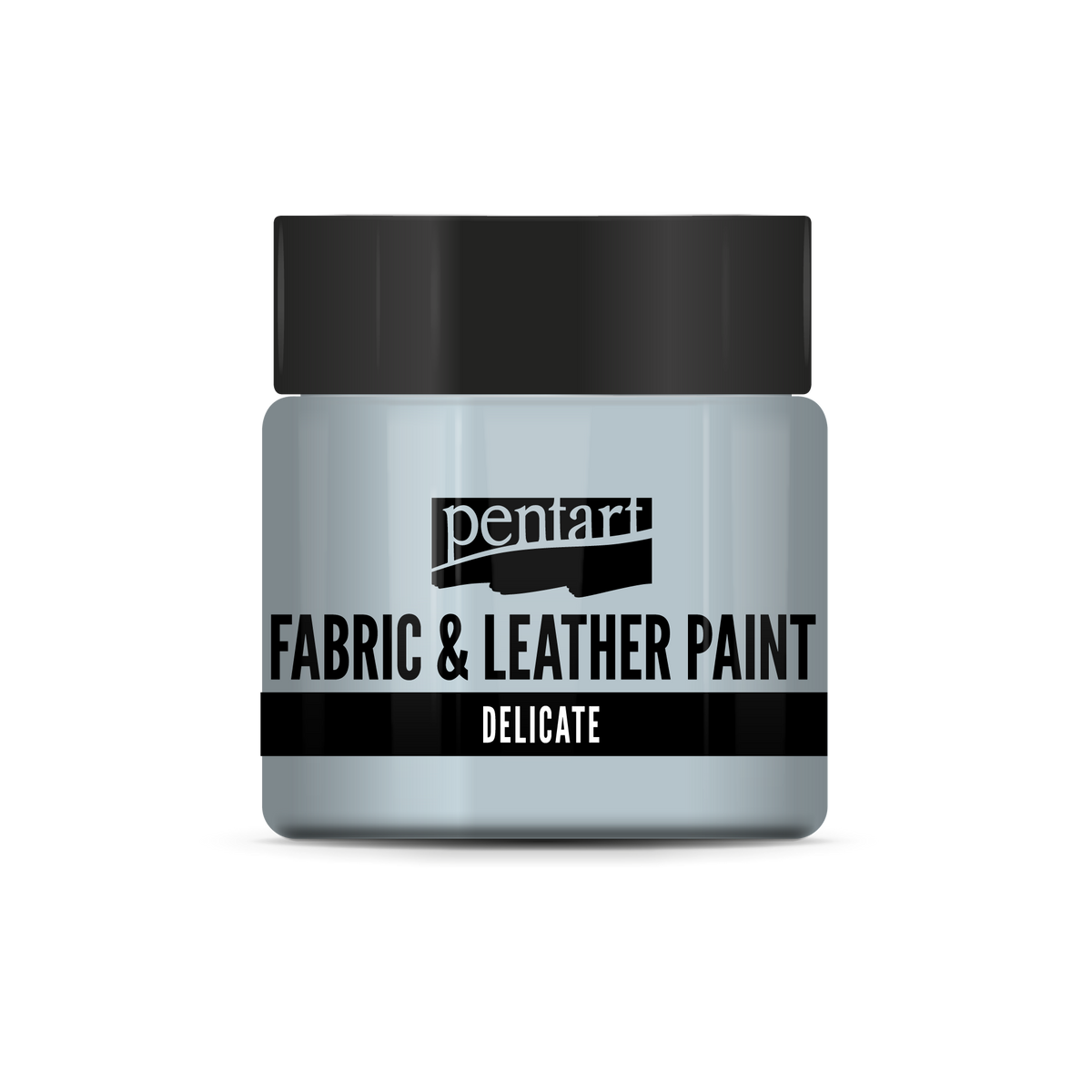 delicate fabric & leather paint 50 ml – argento bluastro