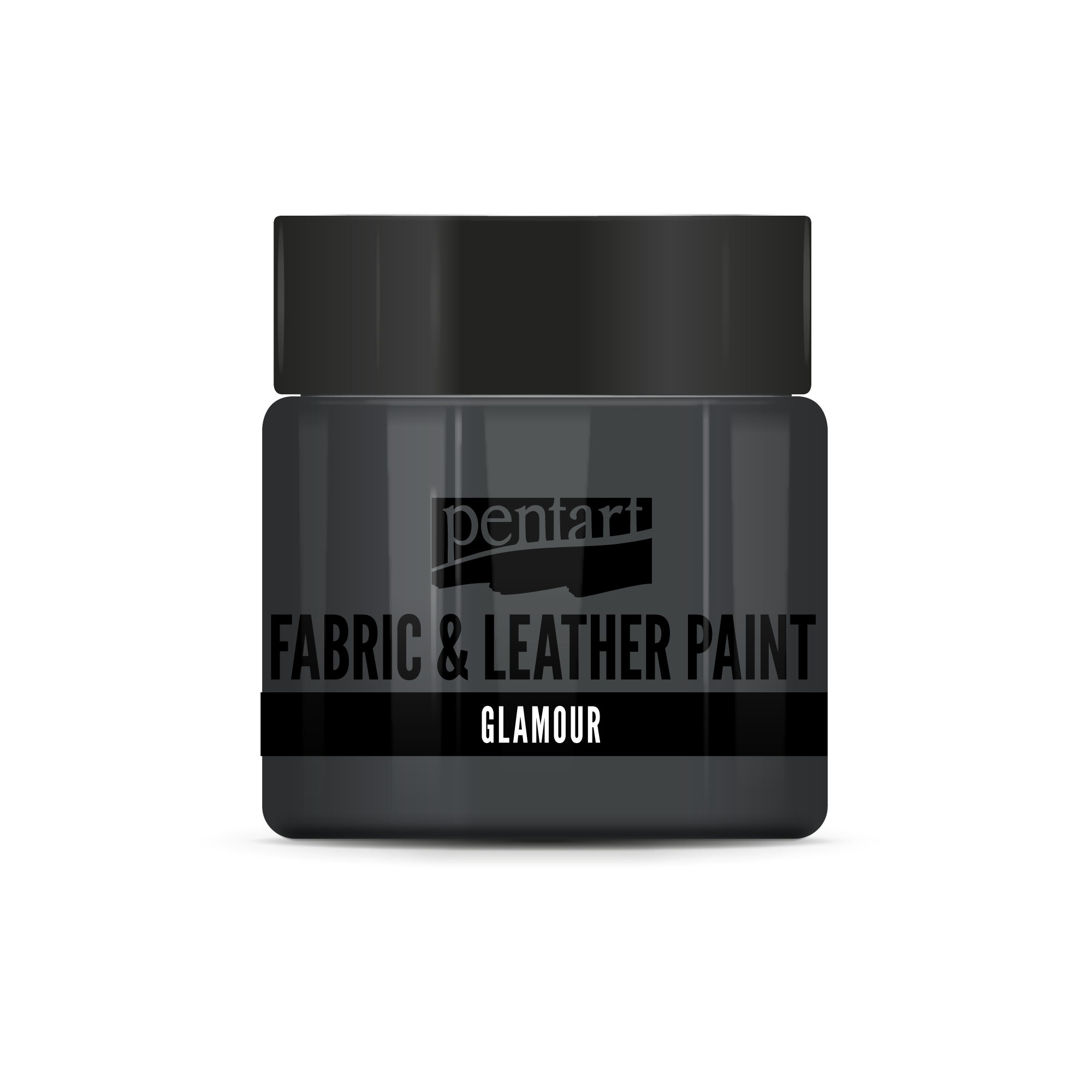 glamour fabric & leather paint 50 ml – argento antico