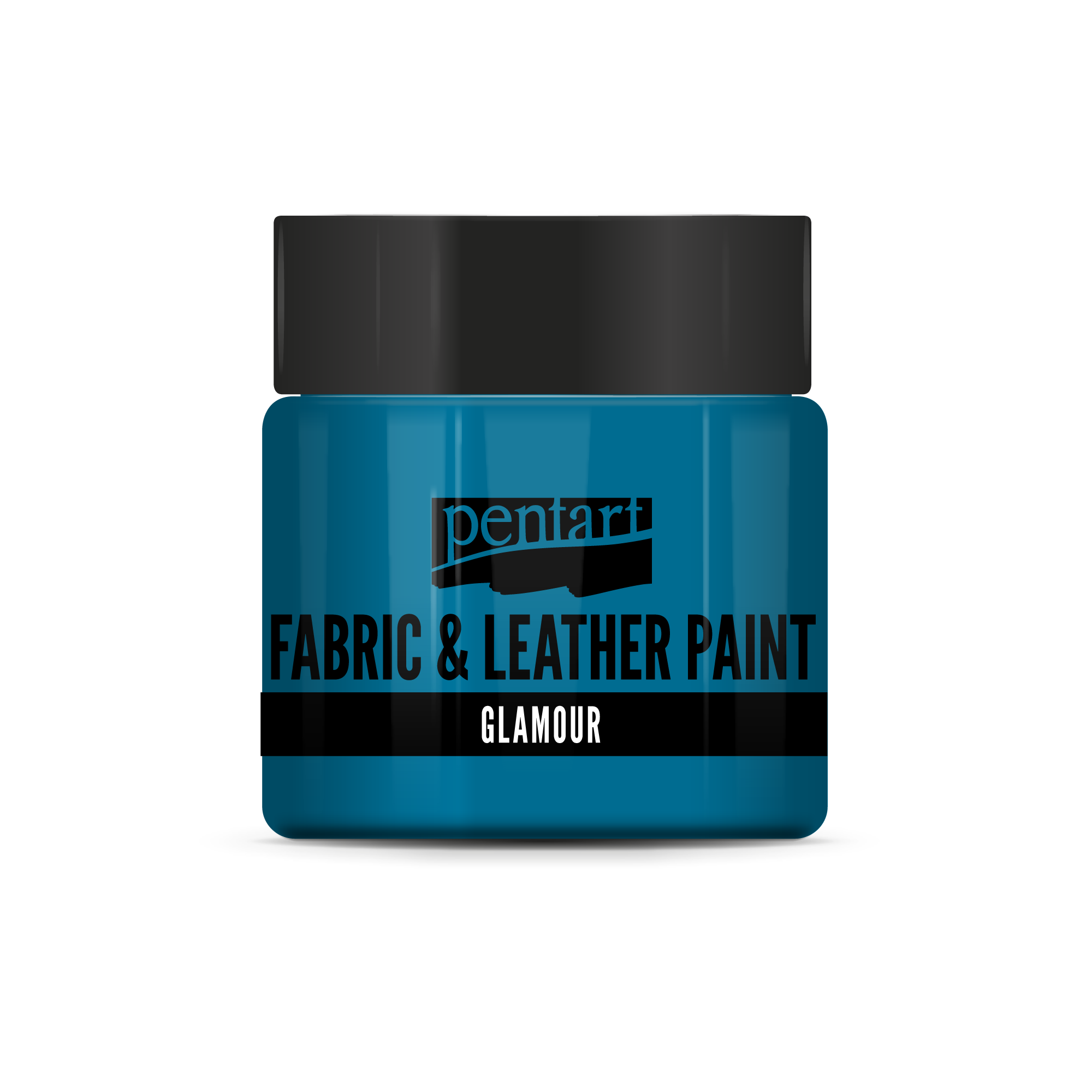 glamour fabric & leather paint 50 ml – blu argenteo