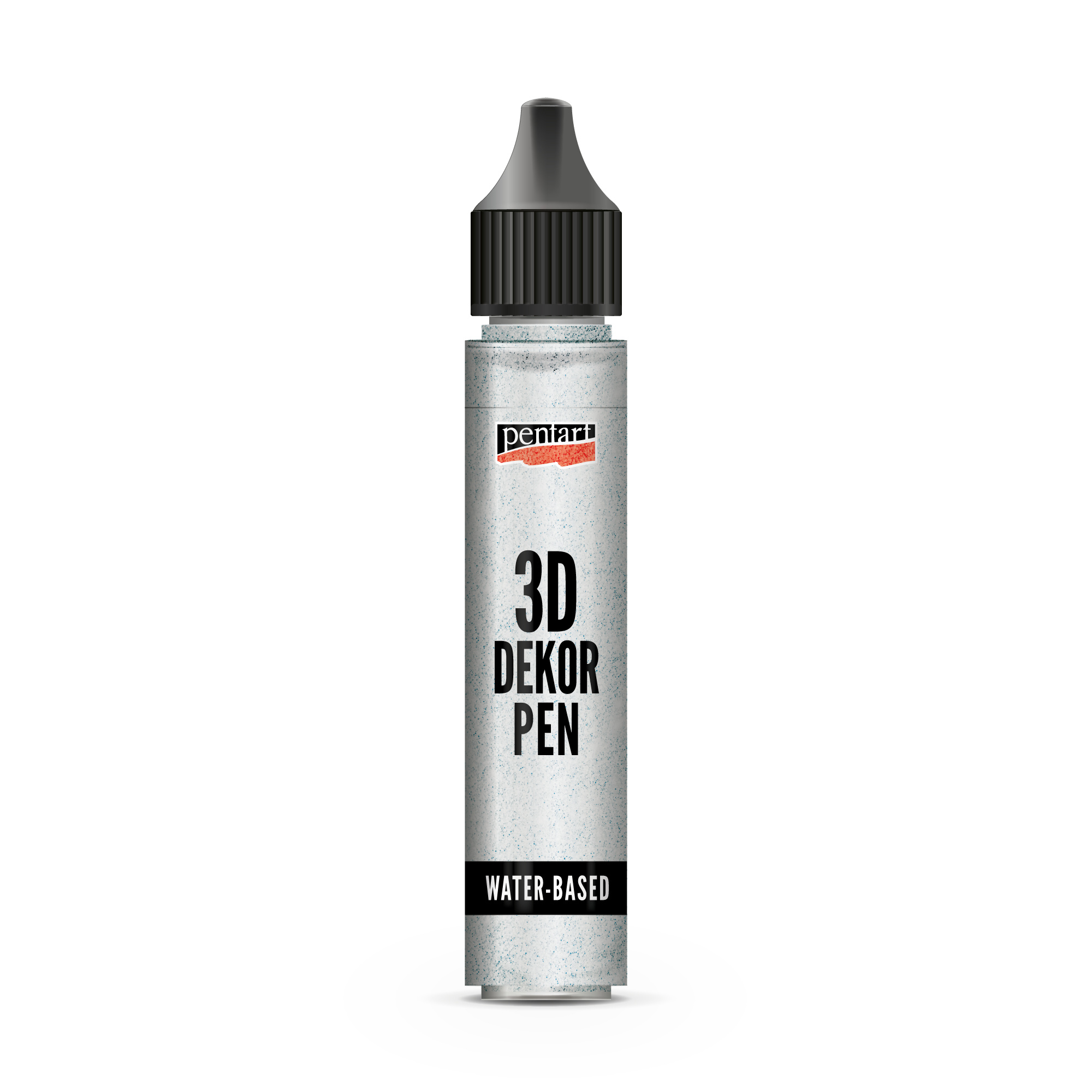 Pentart 3D Decor pen pennarello decorativo glitterato 30 ml argento