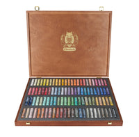 Cofanetto in legno con 100 pastelli Schmincke