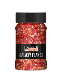 Fiocchi decorativi Pentart Galaxy Flakes Ida red-gold min. 15 g