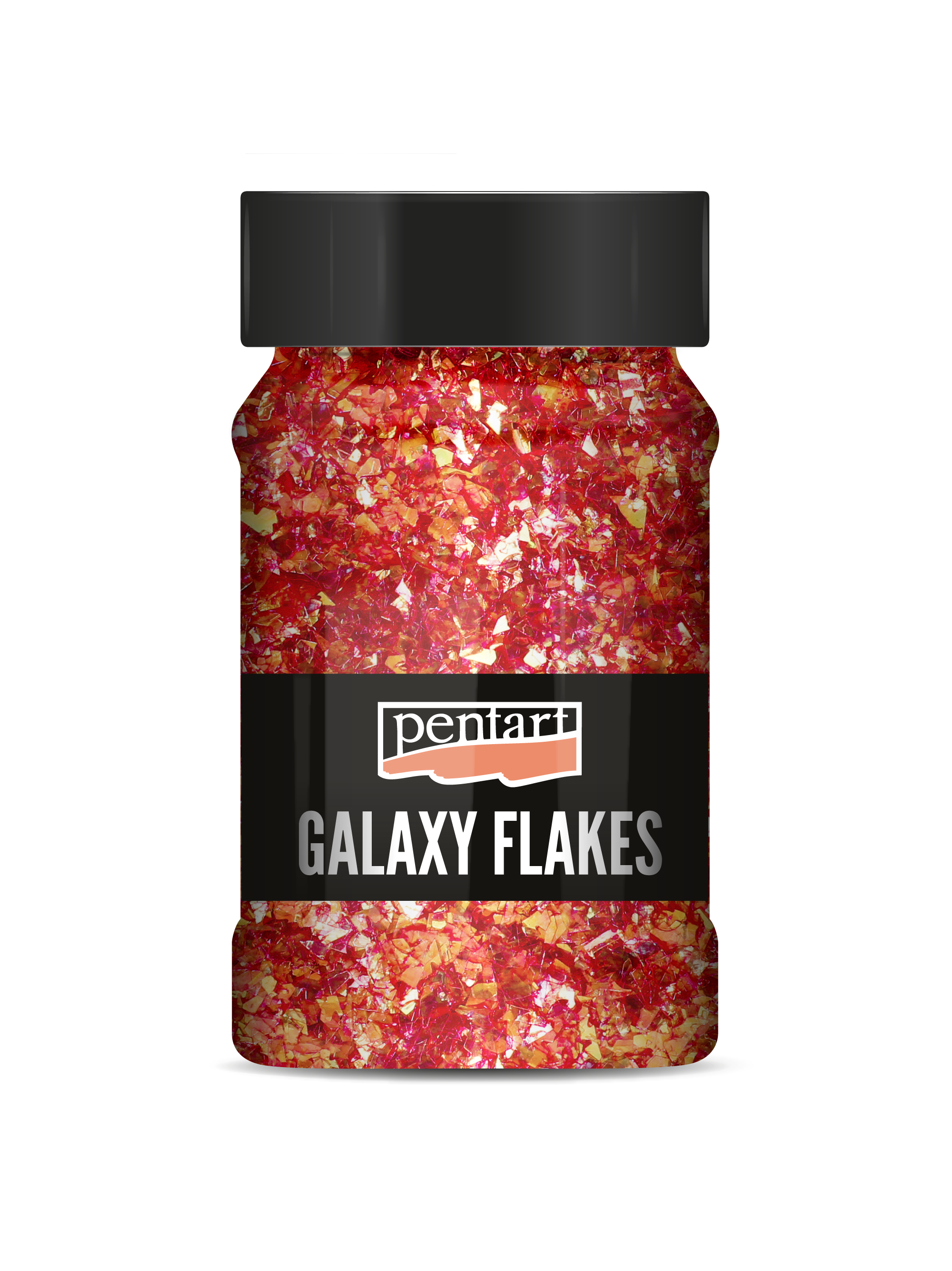 Fiocchi decorativi Pentart Galaxy Flakes Ida red-gold min. 15 g