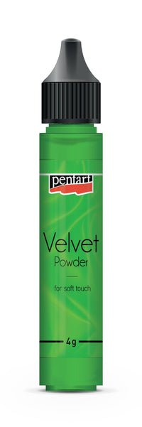 Polvere vellutata Pentart Velvet powder verde chiaro 4 g
