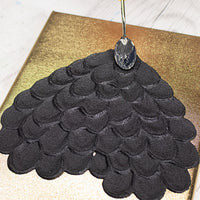 3D pasta per goffratura nera ARTMIE Midnight | sabbia fine di peso diverso