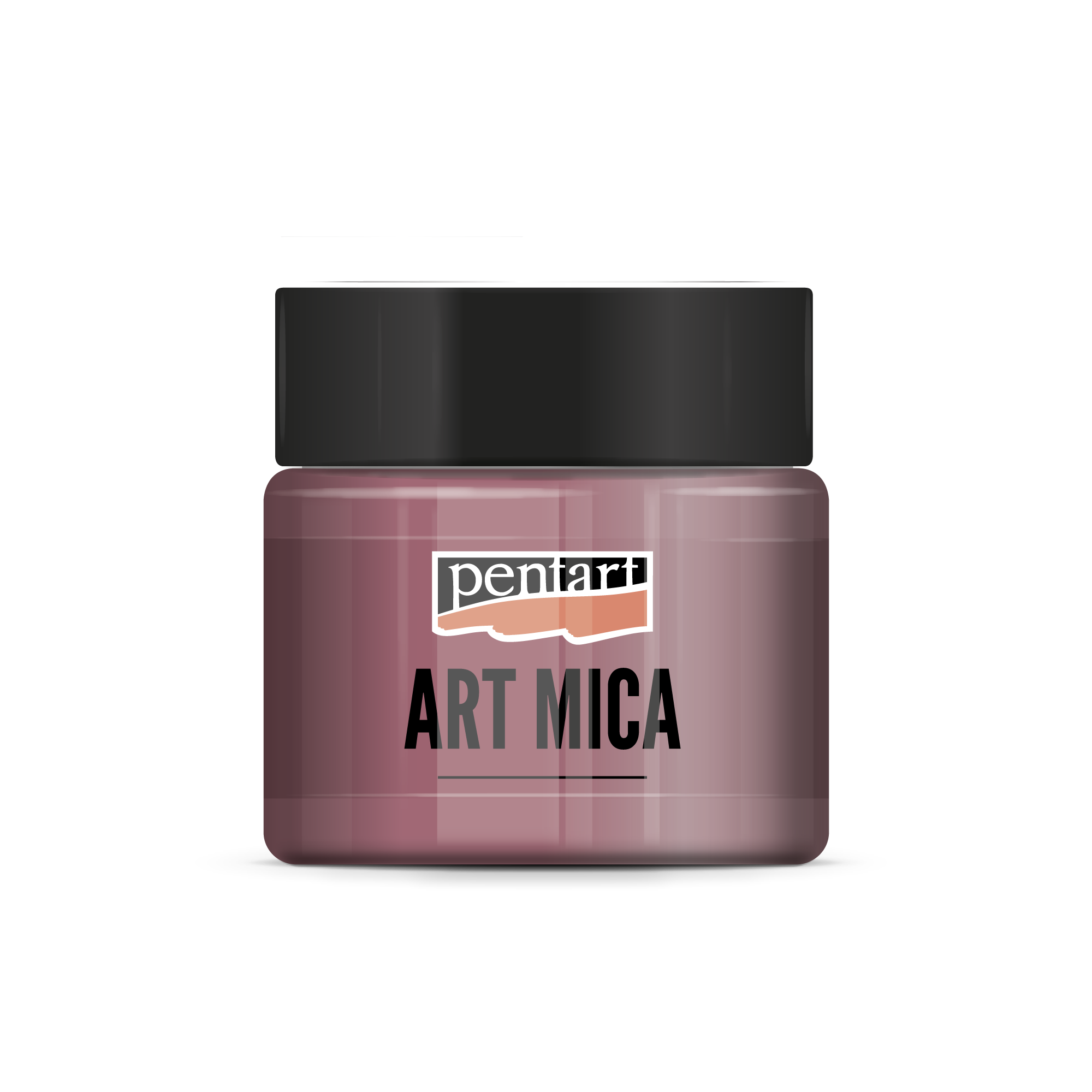 Polvere minerale a effetto Pentart Art Mica rosa 9 g