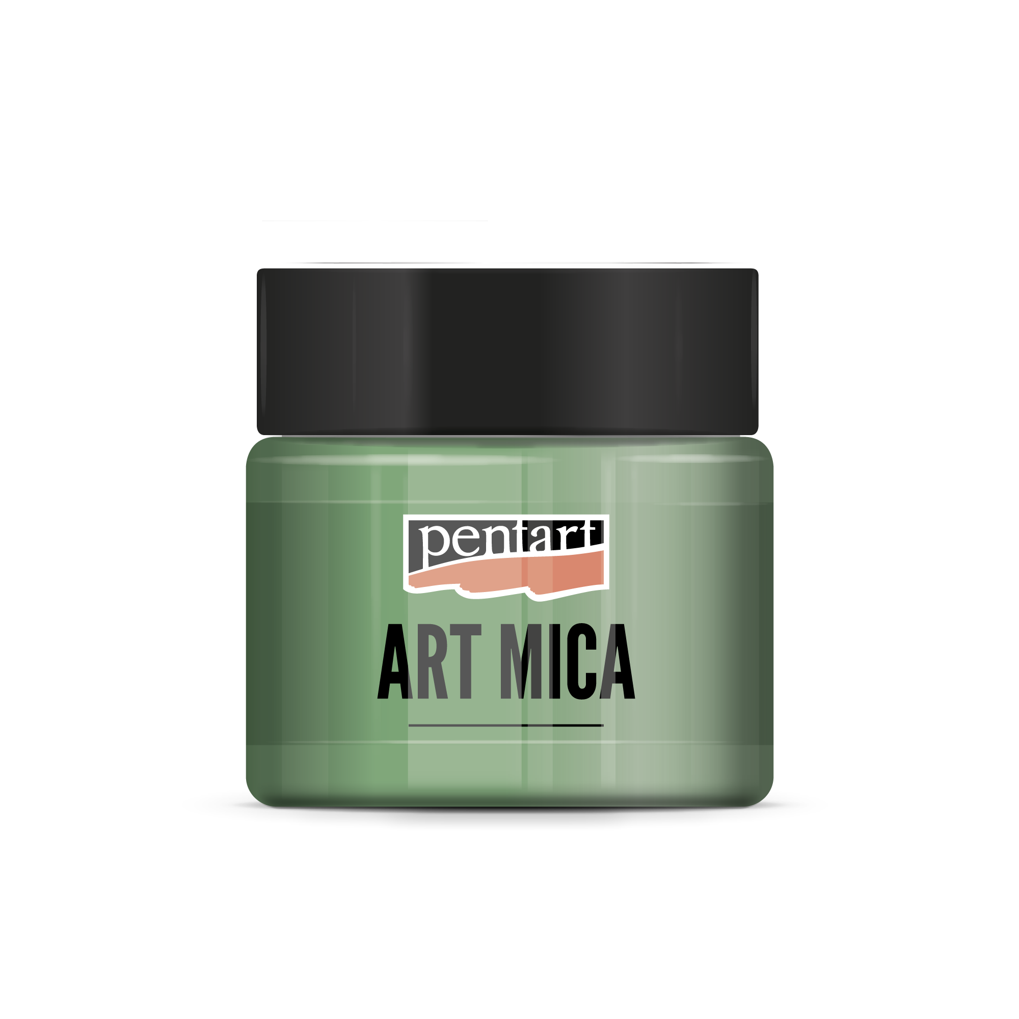 Pentart Art Mica polvere minerale a effetto golden green 9 g