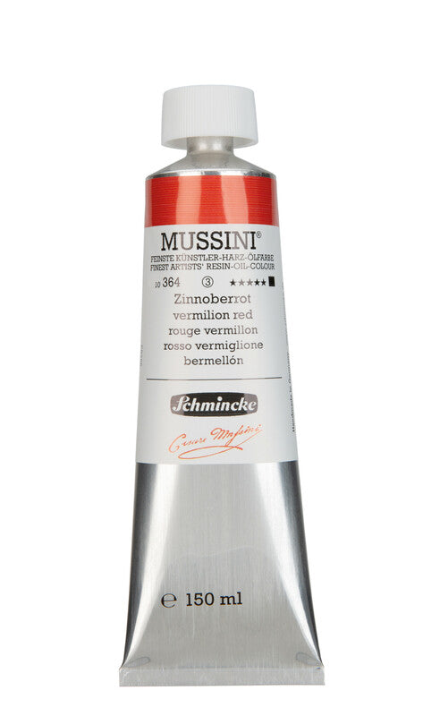 Colori a olio Schmincke MUSSINI 150 ml – 364 Rosso vermiglione