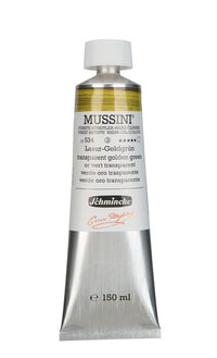 Colori a olio Schmincke MUSSINI 150 ml – 534 Verde dorato trasparente