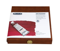 Set di colori a olio in cassetta di legno Schmincke MUSSINI, 10 x 35 ml