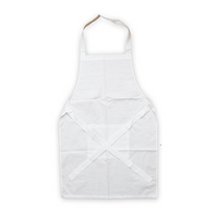 Grembiule di cotone con tasca - 70 x 75 cm – cm, white