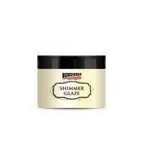 Smalto glitterato Pentart Junior Paints Shimmer Glaze 150 ml – bianco perlato