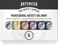 Set di colori a olio Artemisia 20 ml – 6 x