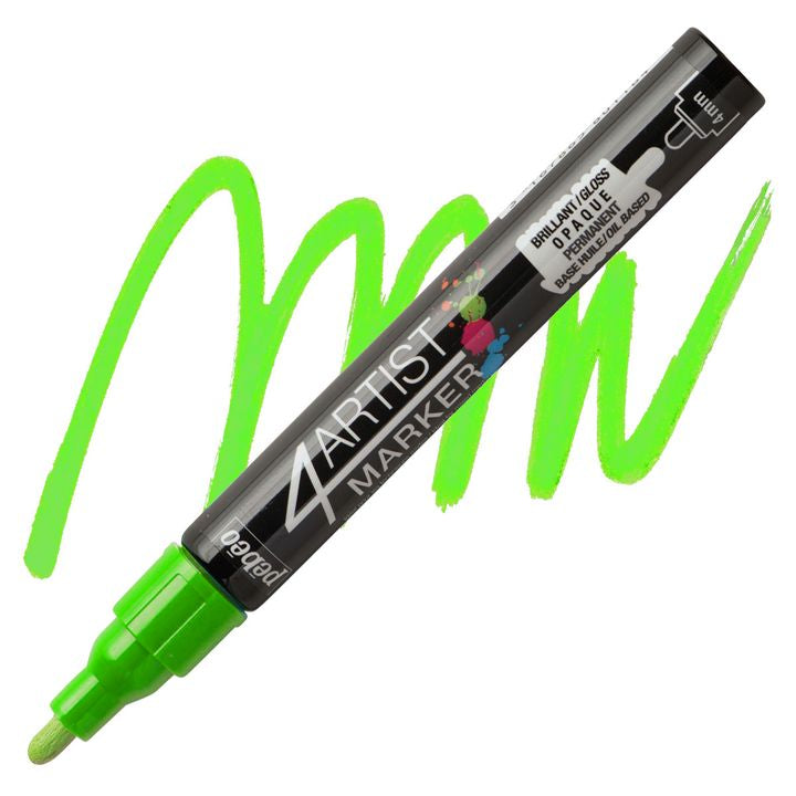4ARTIST MARKER Pébéo su base olio 4mm | varie sfumature - chiaro verde