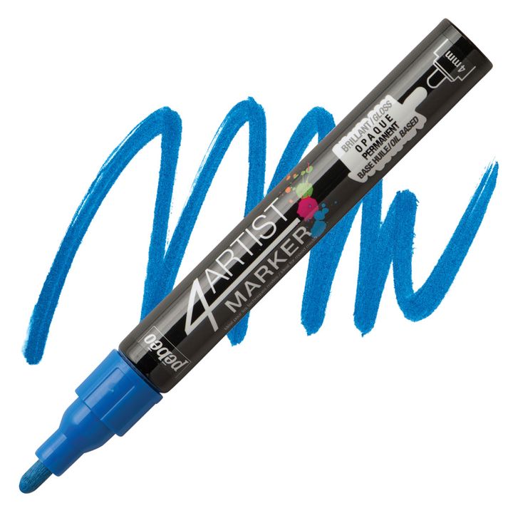 4ARTIST MARKER Pébéo su base olio 4mm | varie sfumature - scuro blu