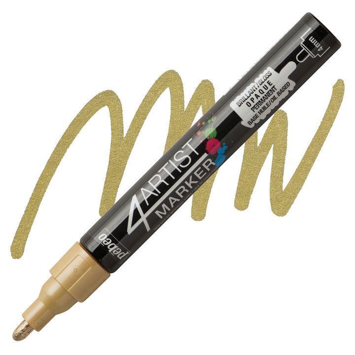 4ARTIST MARKER Pébéo su base olio 4mm – oro