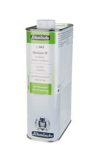 Schmincke Medium W per mescolare colori a olio con acqua 1 l