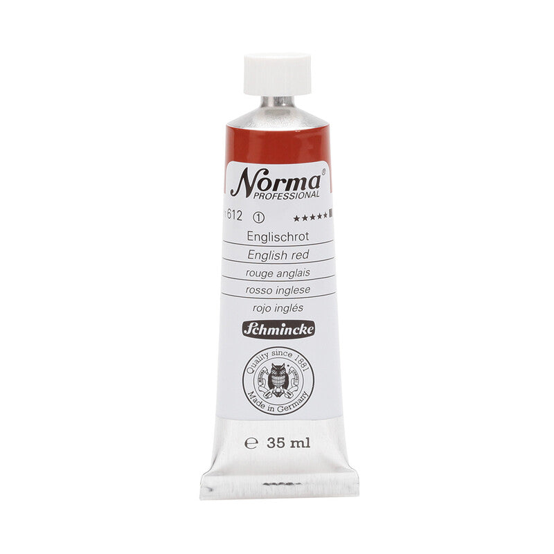 Colori a olio Schmincke Norma Professional 35 ml – 612 Rosso inglese