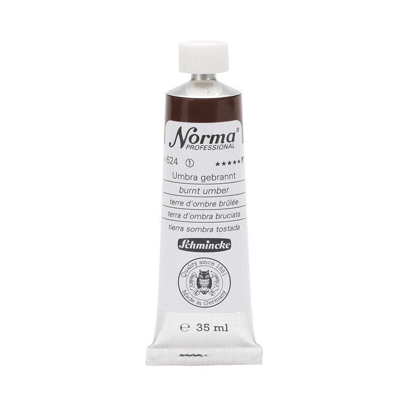 Colori a olio Schmincke Norma Professional 35 ml – 624 Terra d'ombra bruciata