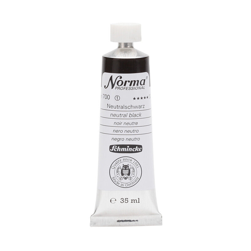 Colori a olio Schmincke Norma Professional 35 ml – 700 Nero neutro