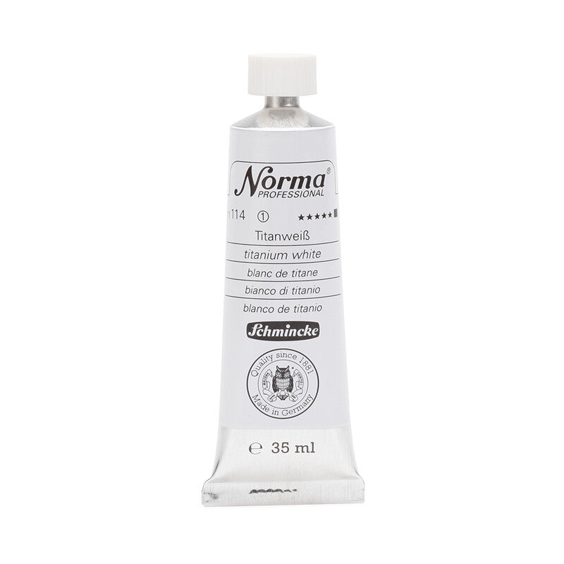 Colori a olio Schmincke Norma Professional 35 ml – 114 Bianco di titanio