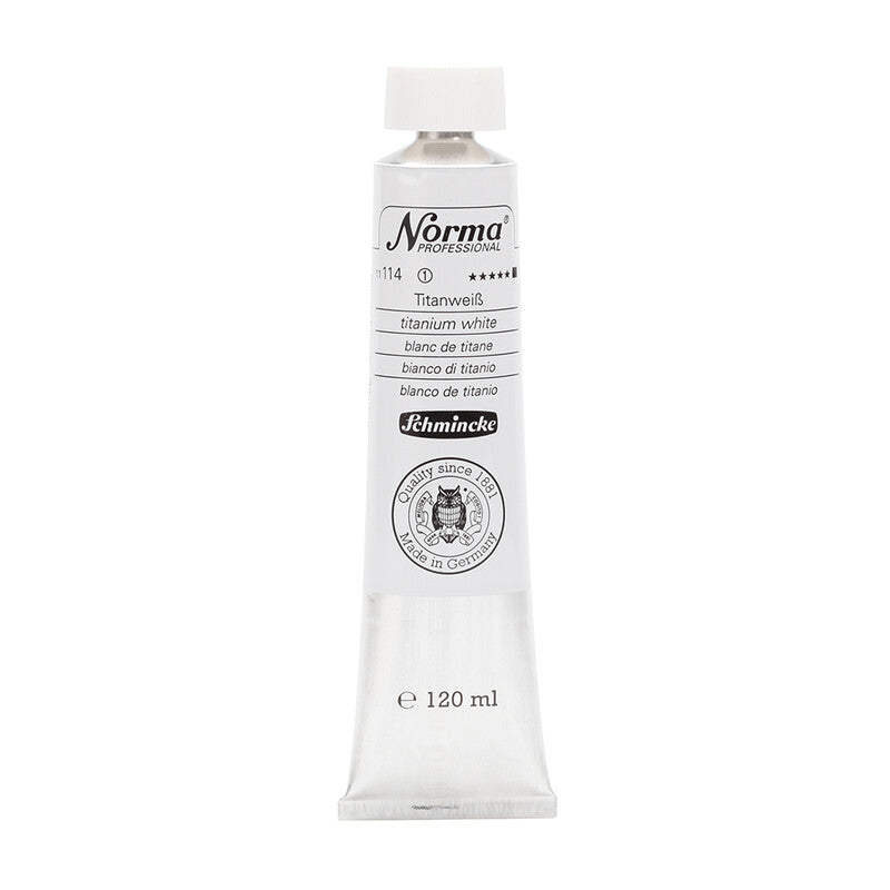 Colori a olio Schmincke Norma Professional 120 ml – 114 Bianco di titanio